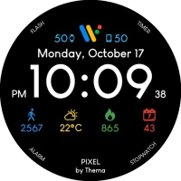 Simple Pixel Watch Face