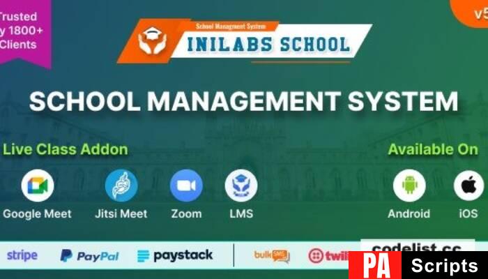 Inilabs School Express v5.8 – School Management System