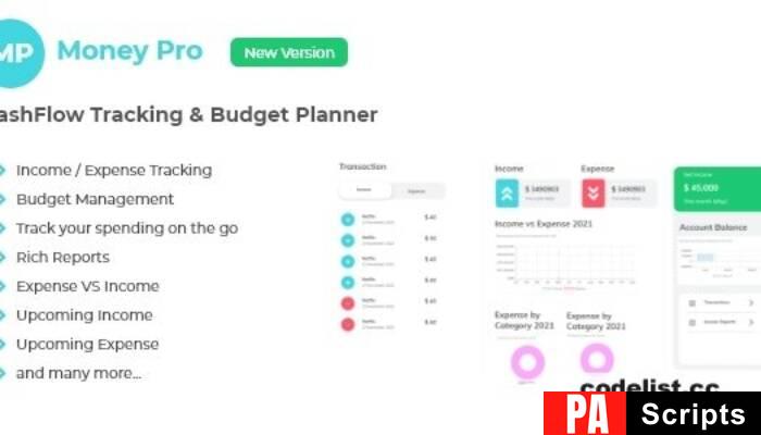Money Pro v4.0 – Cashflow and Budgeting Manager