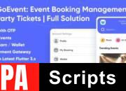 GoEvent v1.3 – Event Booking Management – Event Planner – Flutter Full Solution App