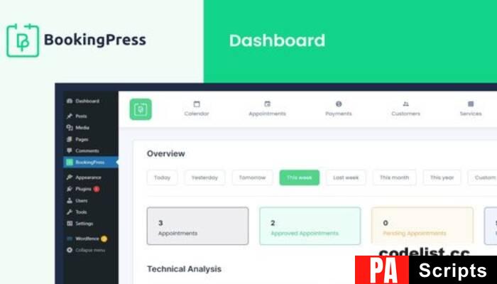 BookingPress Pro v3.7.2 – Appointment Booking plugin
