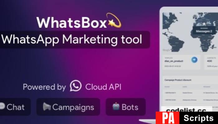 WhatsBox v3.0 – The WhatsApp Marketing – Bulk Sender, Chat, Bots, SaaS