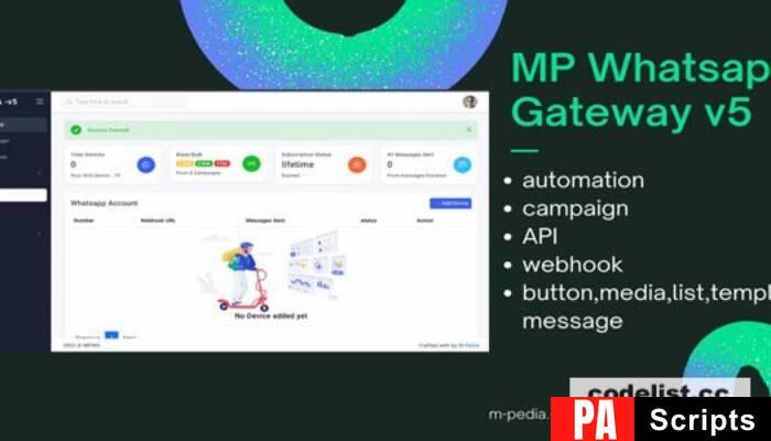 Whatsapp Gateway v7.0.0 – Multi Device – nulled
