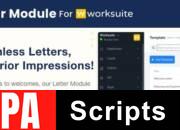 Letter Module for Worksuite CRM v1.0