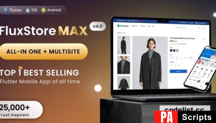 FluxStore MAX v4.1.0 – The All-in-One and Multisite E-Commerce Flutter App for Businesses of All Sizes