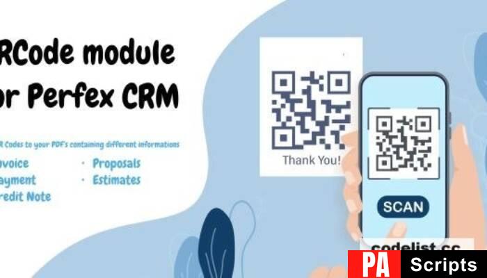 QR Code addon module for Perfex CRM v1.0.2