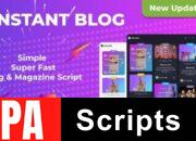 INSTANT BLOG – PHP SCRIPT FAST & SIMPLE BLOG V3.3 – Fixed
