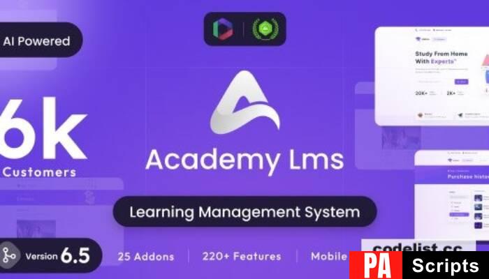 Academy LMS v6.9.1 – Learning Management System – nulled