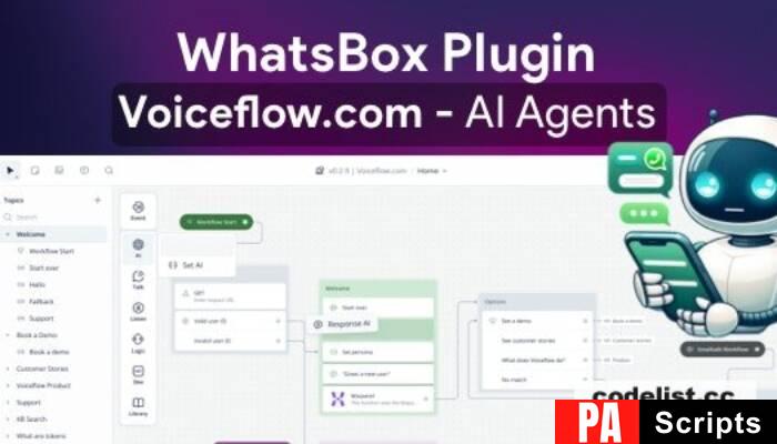 VoiceFlow AI agent for WhatsApp v1.2 – Plugin for WhatsBox