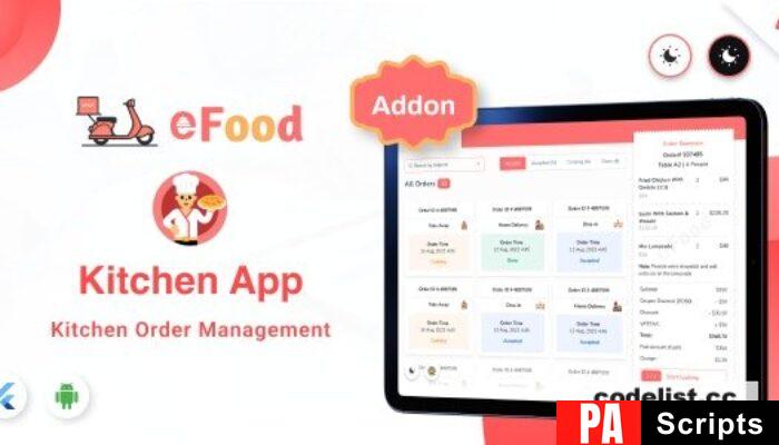 eFood – Kitchen/Chef App v1.6