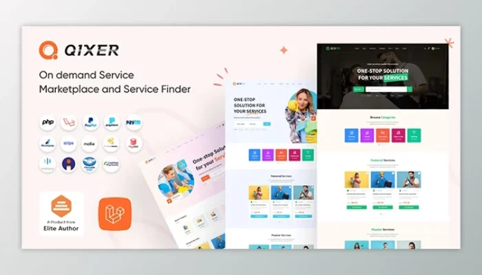 Qixer v2.5.0 – Multi-Vendor On demand Service Marketplace and Service Finder – nulled