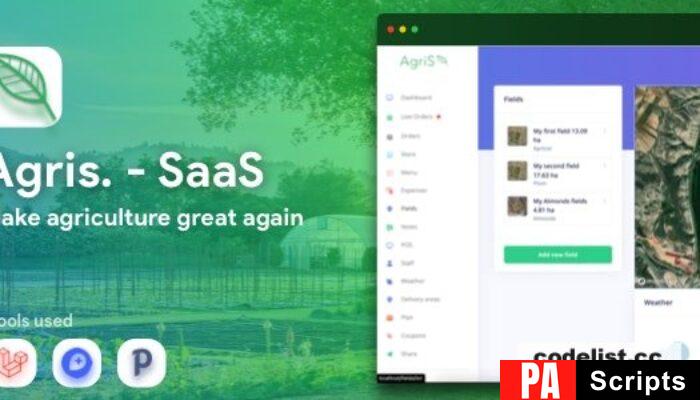 Agris v4.0.0 – SaaS platform script for agriculture